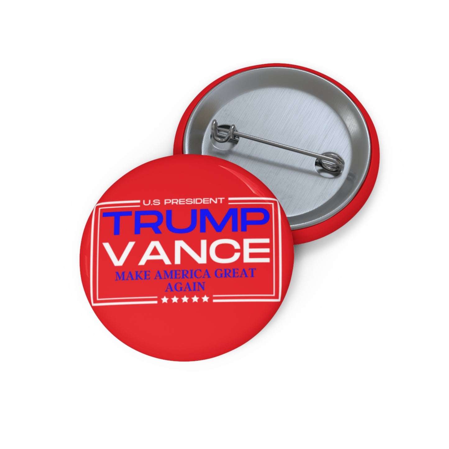 Trump/Vance Make America Great Again Pin Buttons