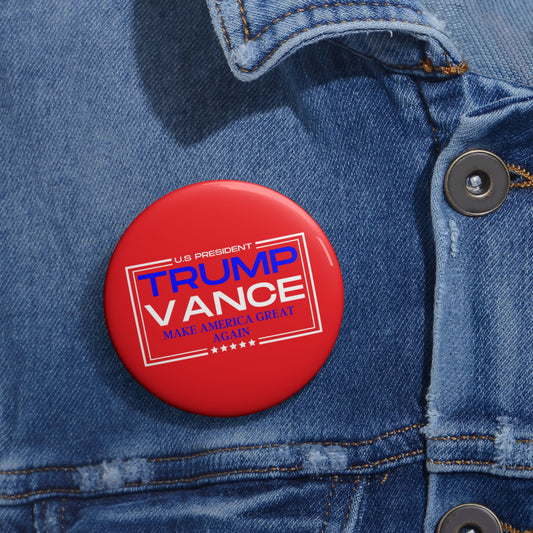 Trump/Vance Make America Great Again Pin Buttons