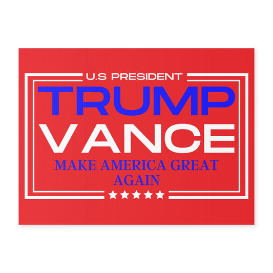 Trump/Vance Yard Sign